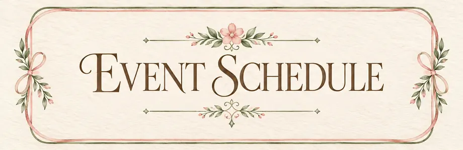 Event Schedule