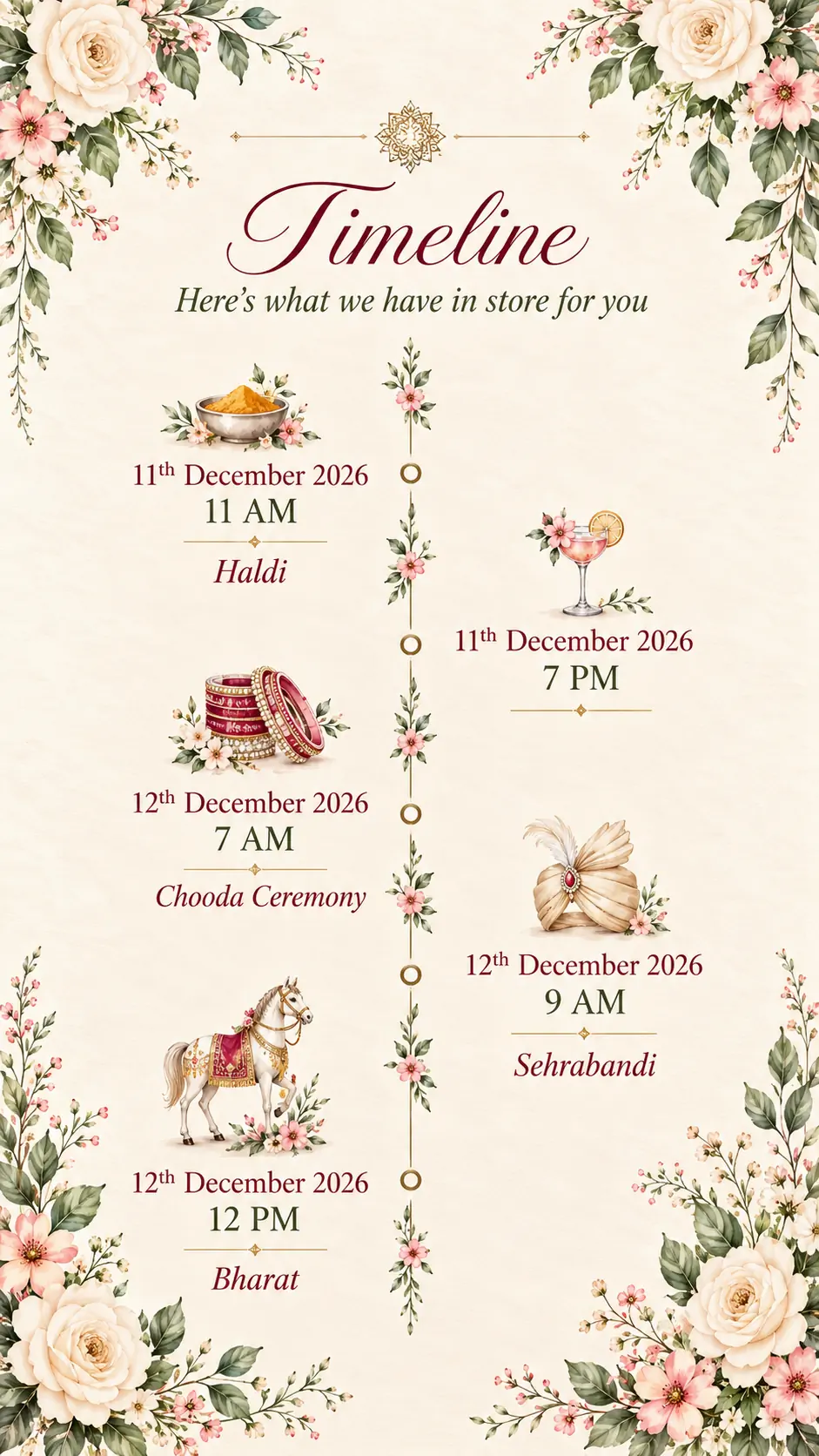 Haldi, 11th December 2026, 11 AM